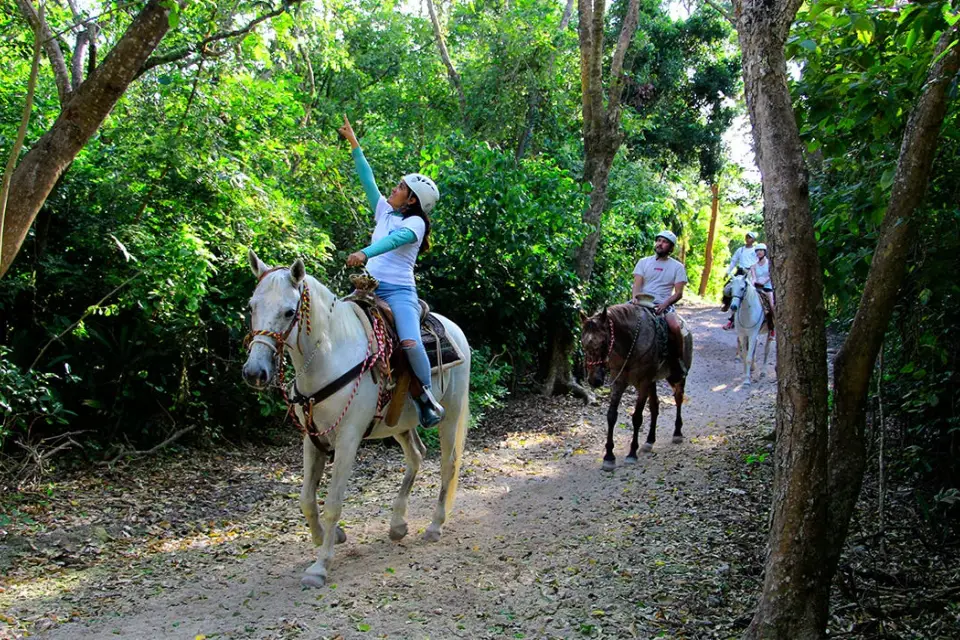 Paseo a caballo por el Rancho Bonanza