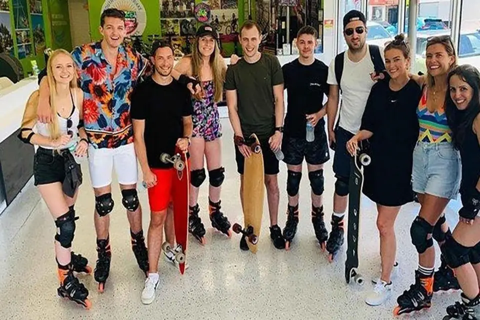 Miami Beach: Alquiler de patines con equipo de protección