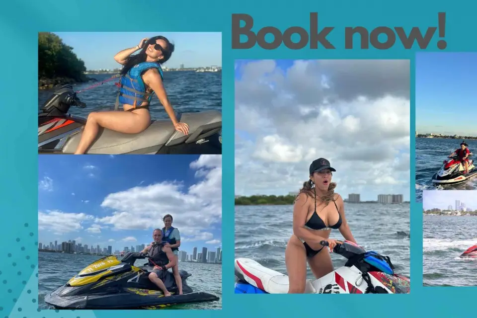 Miami: Diviértete con la moto acuática y un paseo en barco GRATIS de 30 minutos