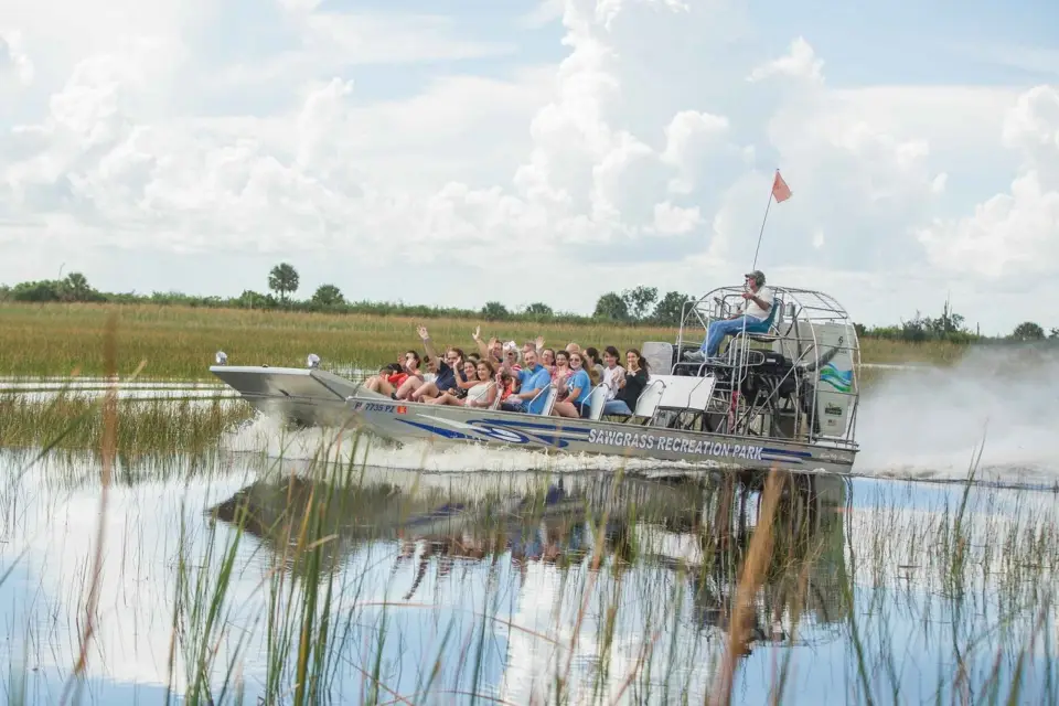 Everglades: Paquete de aventura en hidrodeslizador en Sawgrass Park