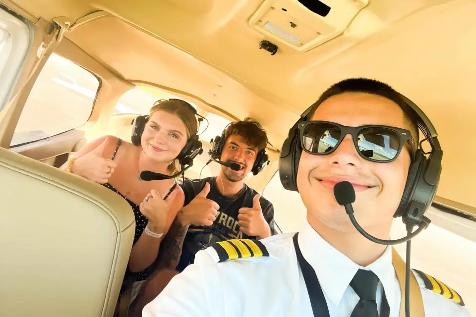 Miami: Excursión panorámica en avión por el centro de la ciudad con bebidas gratis
