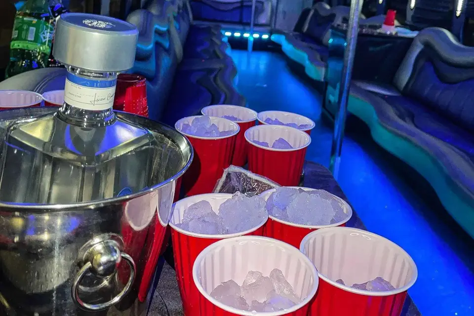 Miami Pool Tour con barra libre premium & Experiencia Party Bus