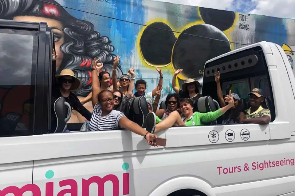 Tour turístico de Miami en autobús descapotable (francés)
