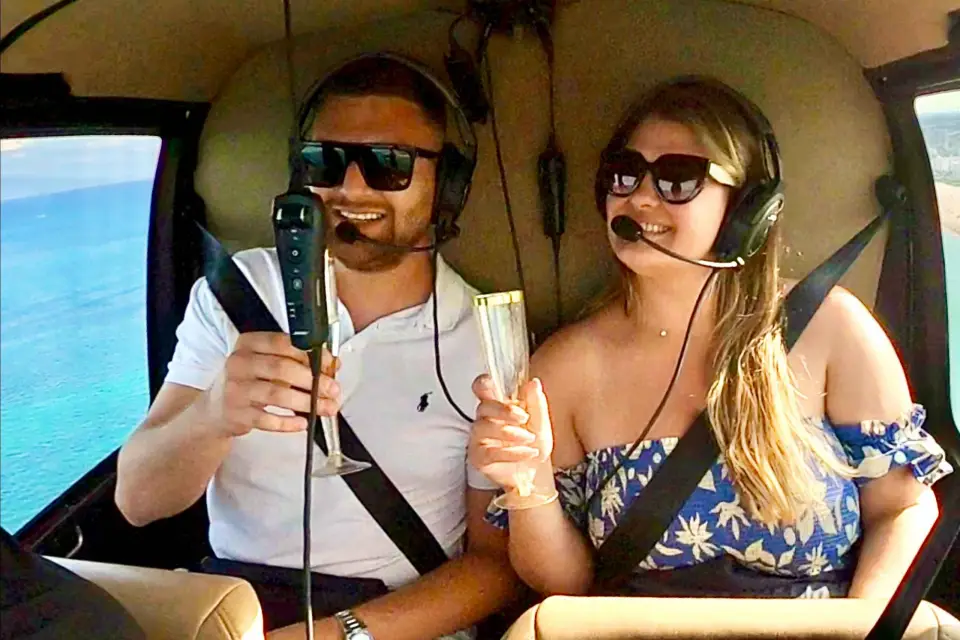 Miami: Vuelo privado de lujo en helicóptero con champán
