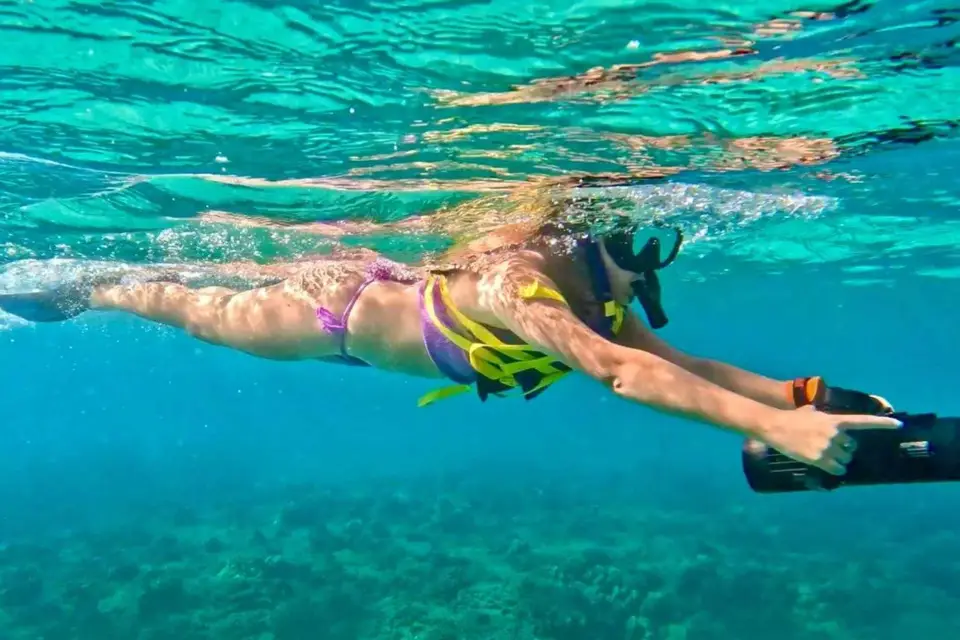 West Palm Beach: Excursión de snorkel en jet para principiantes con vídeos