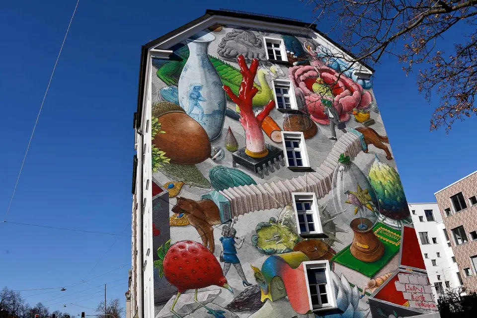 Múnich: Recorrido en bici por el arte callejero