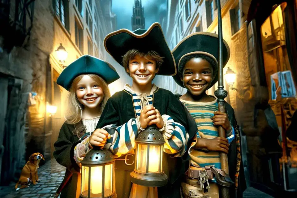 Múnich: Tour nocturno para niños