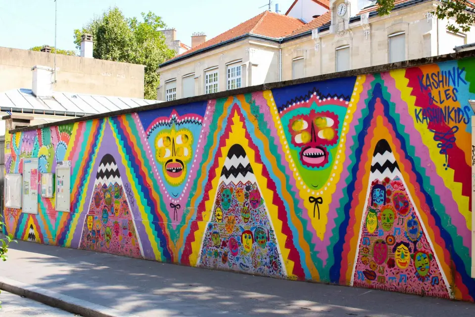 Arte callejero de París en La Butte-aux-Cailles