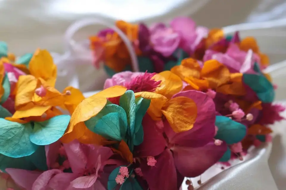 Crea tu corona de flores secas, Taller en París