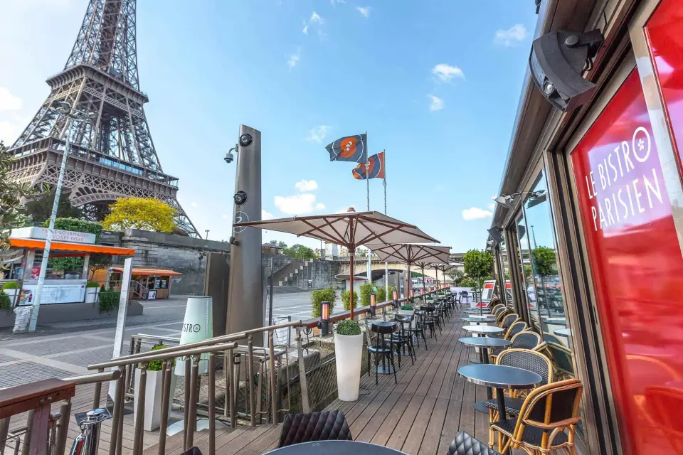 París: Crucero por el Sena y almuerzo en Le Bistro Parisien