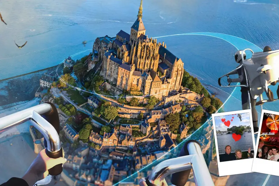 París: Experiencia de realidad virtual sobrevolando Francia