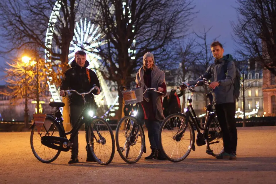 París de Noche: Visita guiada de 3 horas en bicicleta