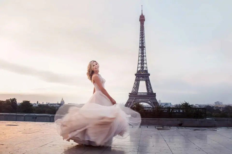 París: Sesión de fotos privada cerca de la Torre Eiffel