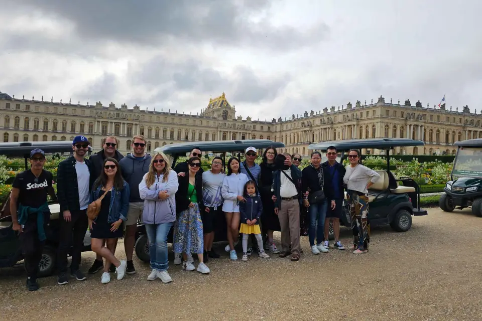 París: Tour en Carro de Golf y Bicicleta por Versalles con Entrada al Palacio