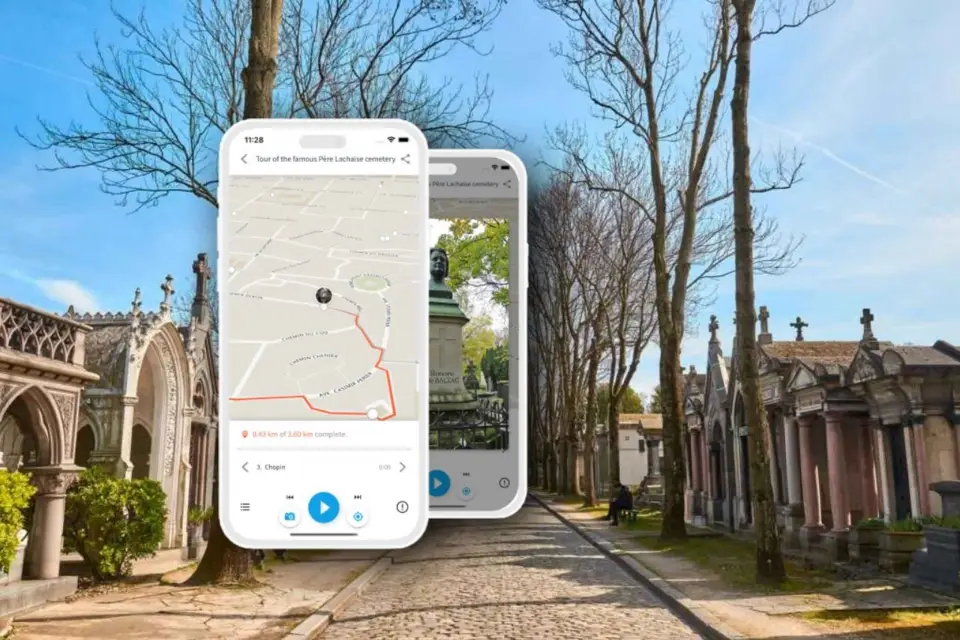 París: Visita autoguiada con audio al Cementerio del Père-Lachaise