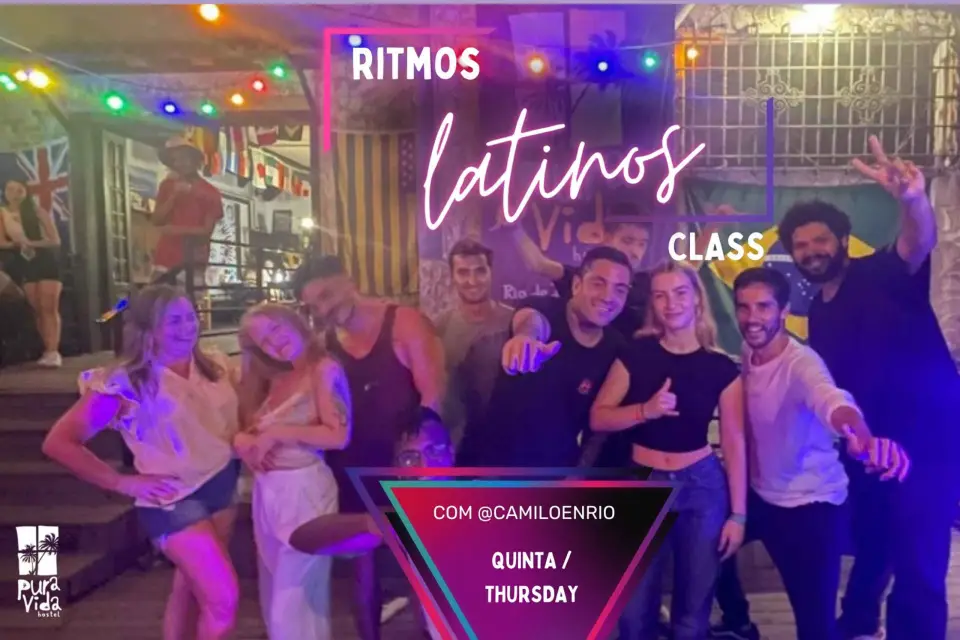 Clase de baile de música latina + DJ + 2 bebidas gratis