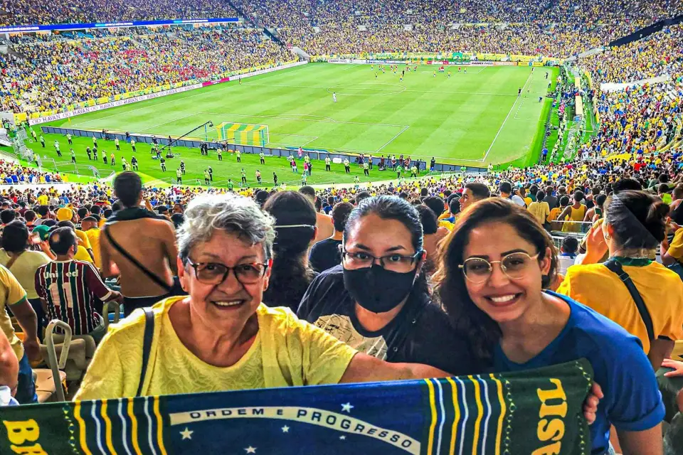 Río de Janeiro: Partido de fútbol con ticket de entrada y transporte