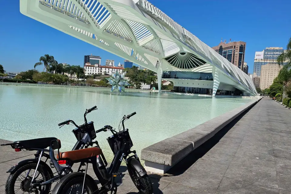 Tour guiado en E-Bike por el Centro Histórico de Río hasta Ipanema
