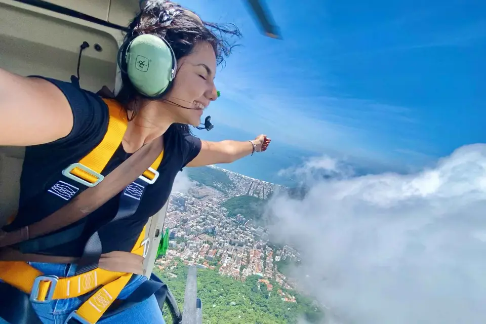 VUELO EN HELICÓPTERO SIN PUERTAS - Río de Janeiro
