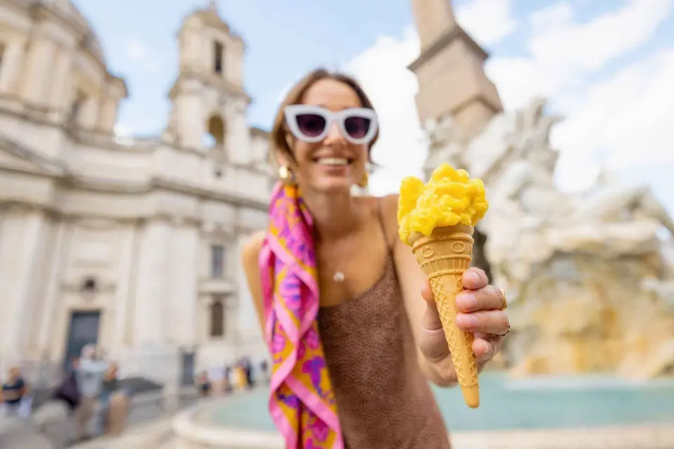Clase de cocina de helado y pasta en Roma - Piazza Navona