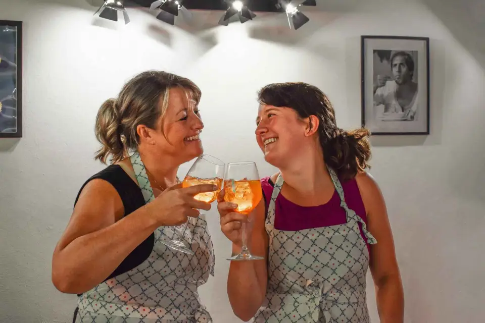 Clase de Cocina Tradicional de Spritz y Espaguetis en Roma