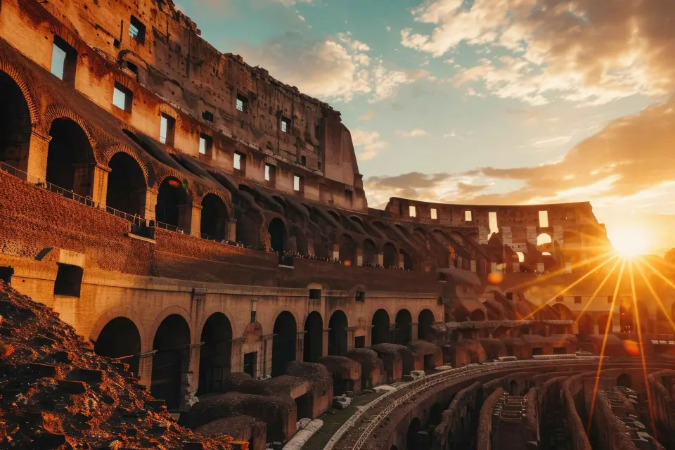 Roma: Coliseo y Arena Visita en grupo de tarde