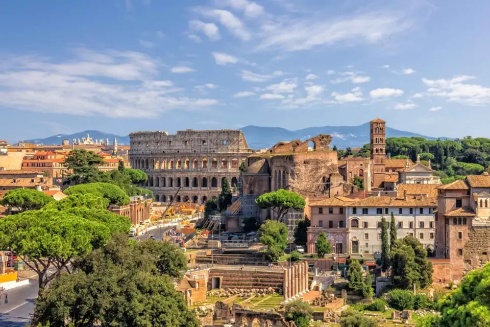 Roma: Coliseo y Ascensor Panorámico de Cristal a la Cumbre de Roma