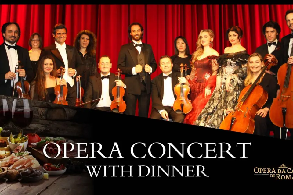 Roma: Concierto de Ópera Italiana y Cena Tradicional