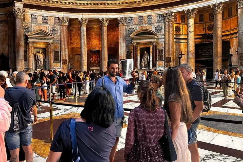Roma: Panteón Visita guiada en grupo reducido con ticket de acceso