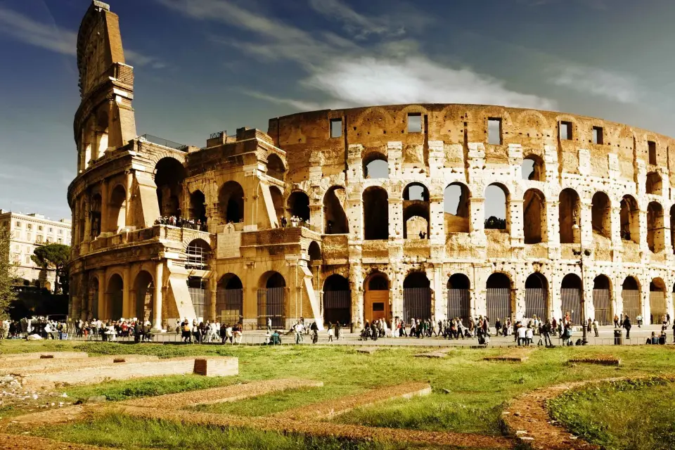Roma: Recorrido por la planta de la Arena del Coliseo con los niveles 1 y 2