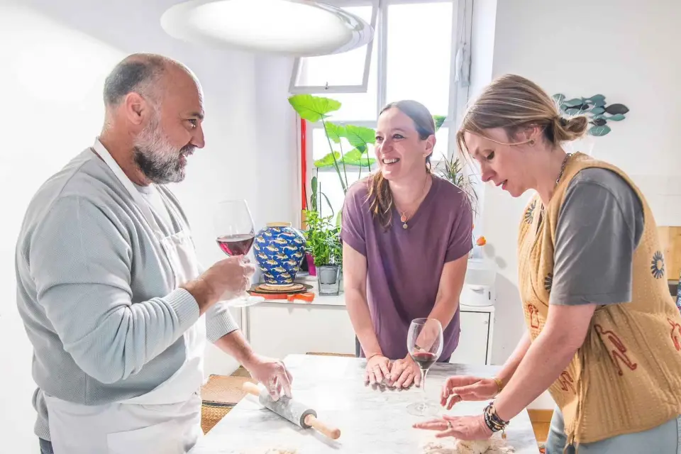 Rome: Pasta Making With Local Chef + Wine
