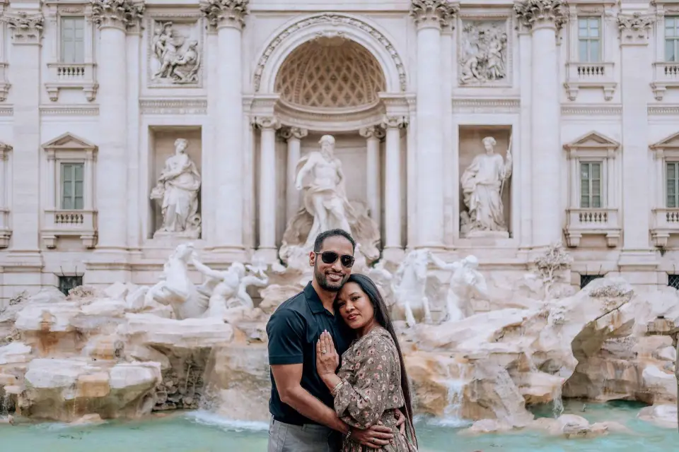 Roma: Sesión de fotos privada en la Fontana de Trevi