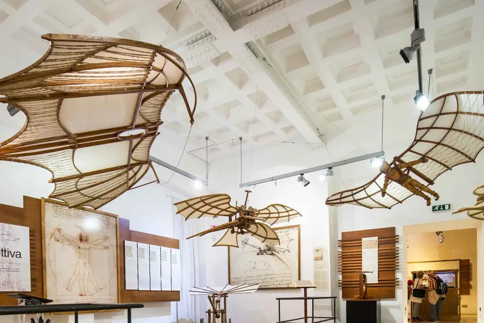 Roma: ticket de entrada a la exposición de Leonardo da Vinci