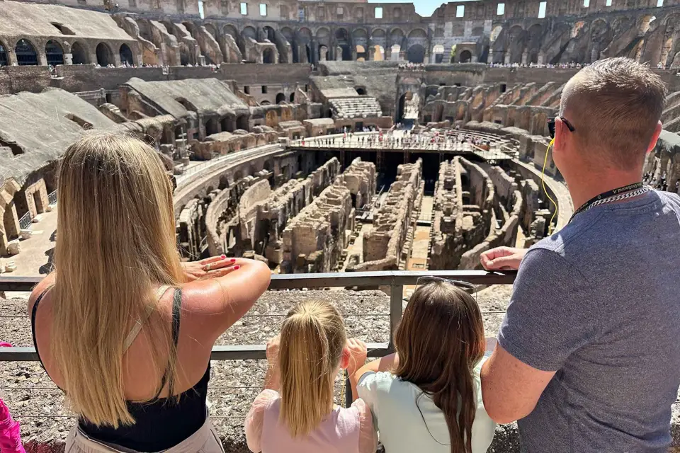 Tour familiar del Coliseo y la antigua Roma