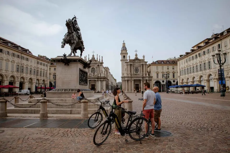 Turín: tour guiado en bicicleta eléctrica por lo más destacado de la c