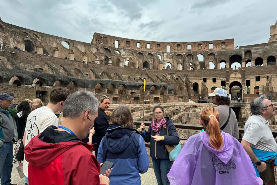 Roma: Coliseo Arena, Foro y Colina Palatina Grupo reducido