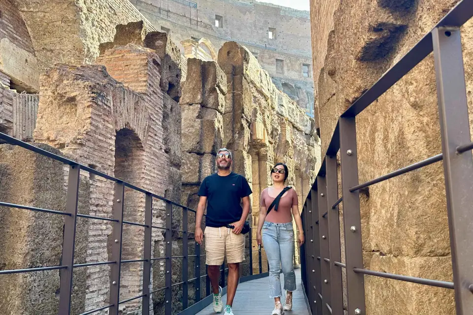 Visita al Coliseo Subterráneo y al Suelo de la Arena