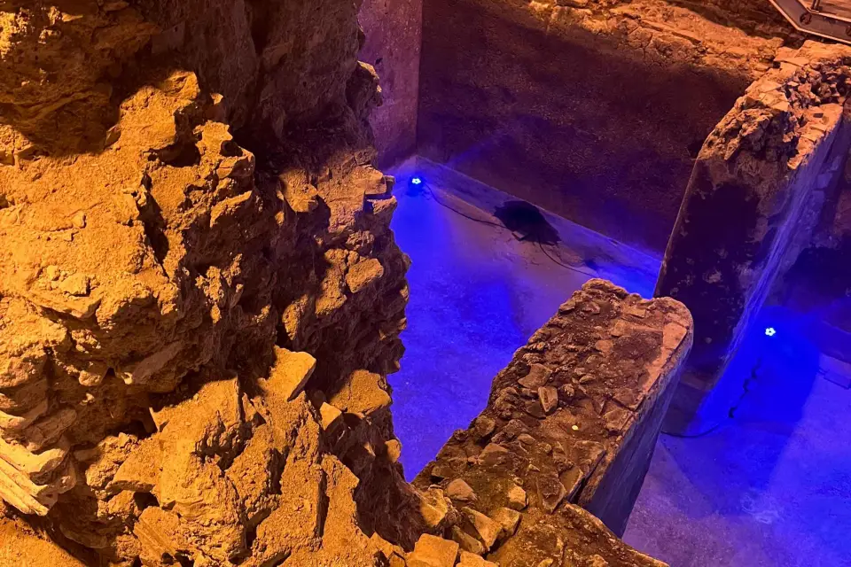 Roma: Visita guiada subterránea de la Fontana de Trevi con helado