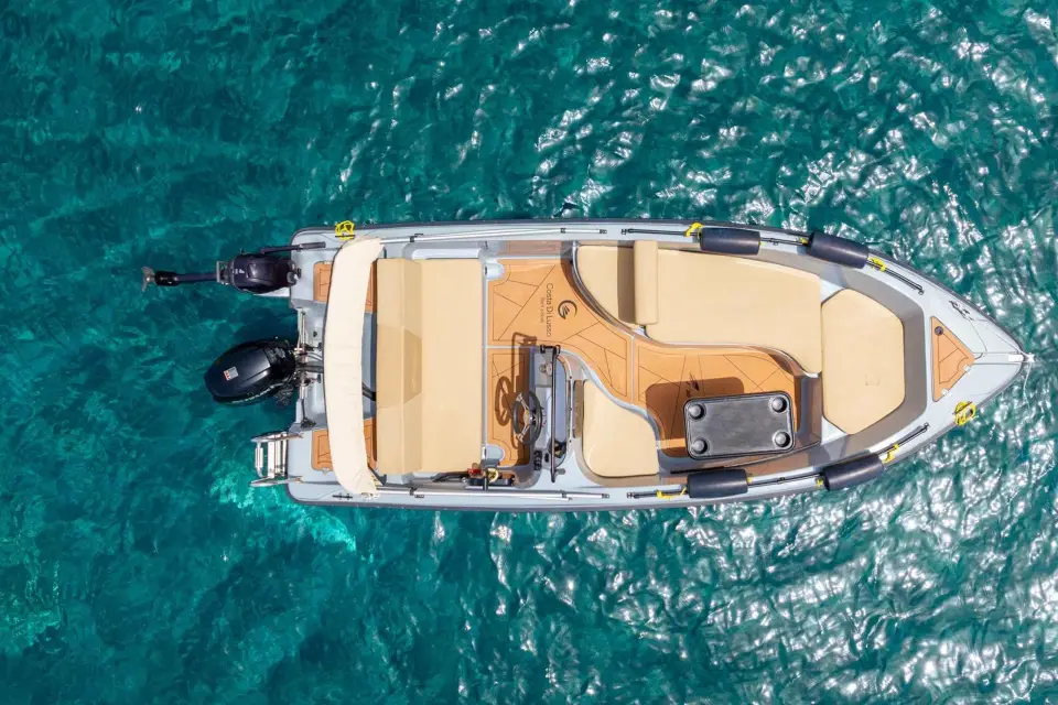 Alquiler de barcos en Santorini-sin licencia-5 horas o 10 horas