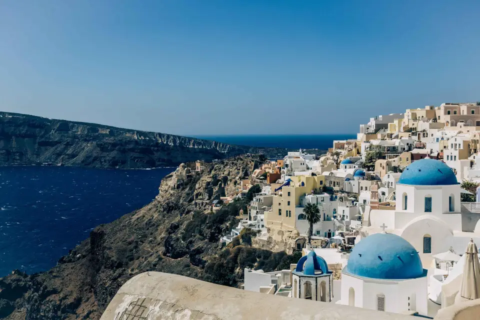 Lo mejor de Santorini con comida local y cata de vinos