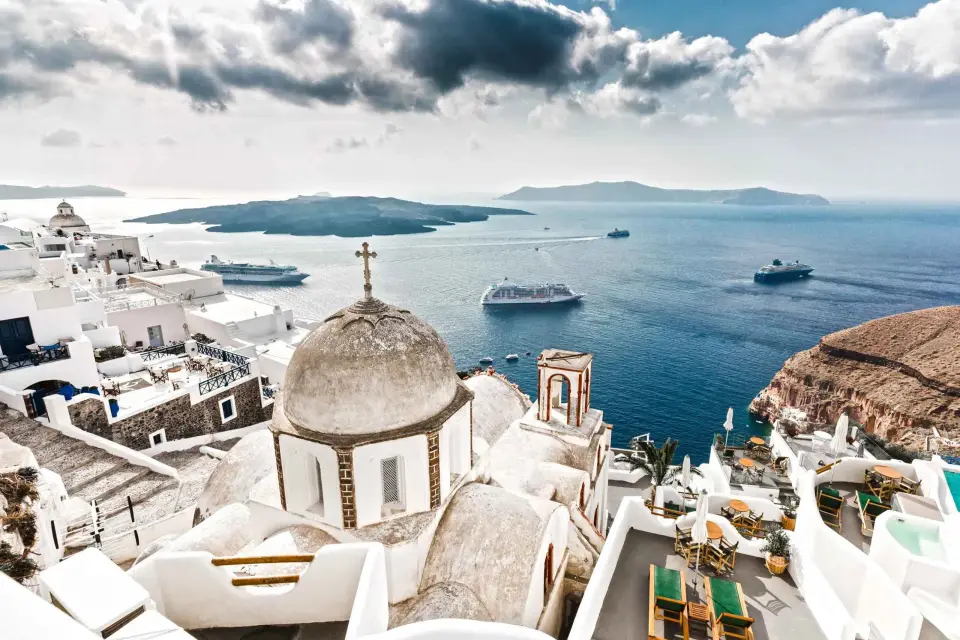 Santorini: Excursión de un día guiada por lo más destacado de la isla con puesta de sol en Oia