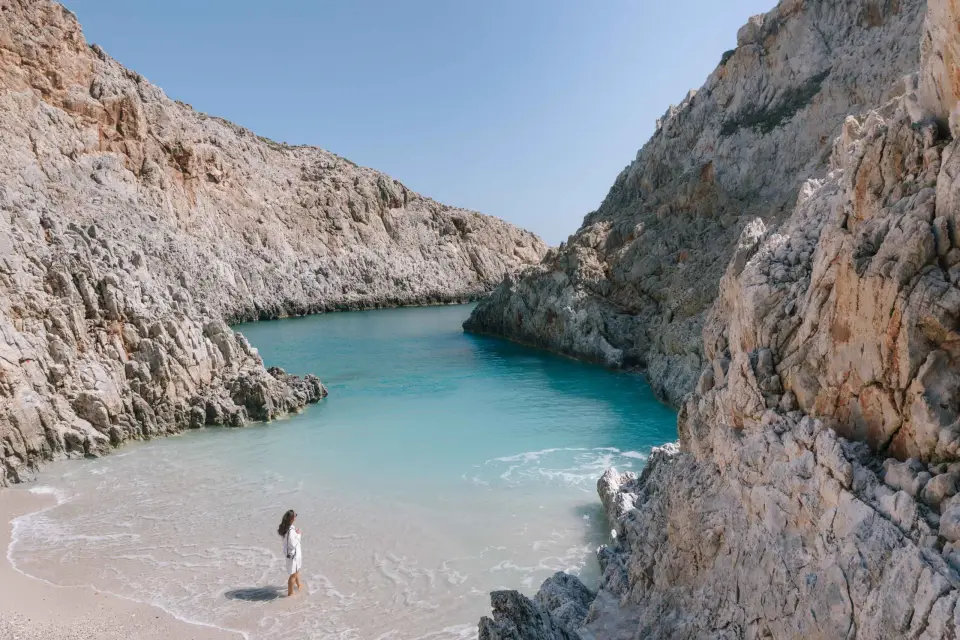 Excursión en lancha motora Stavros,Akrotiri,Marathi,Seitan Limania