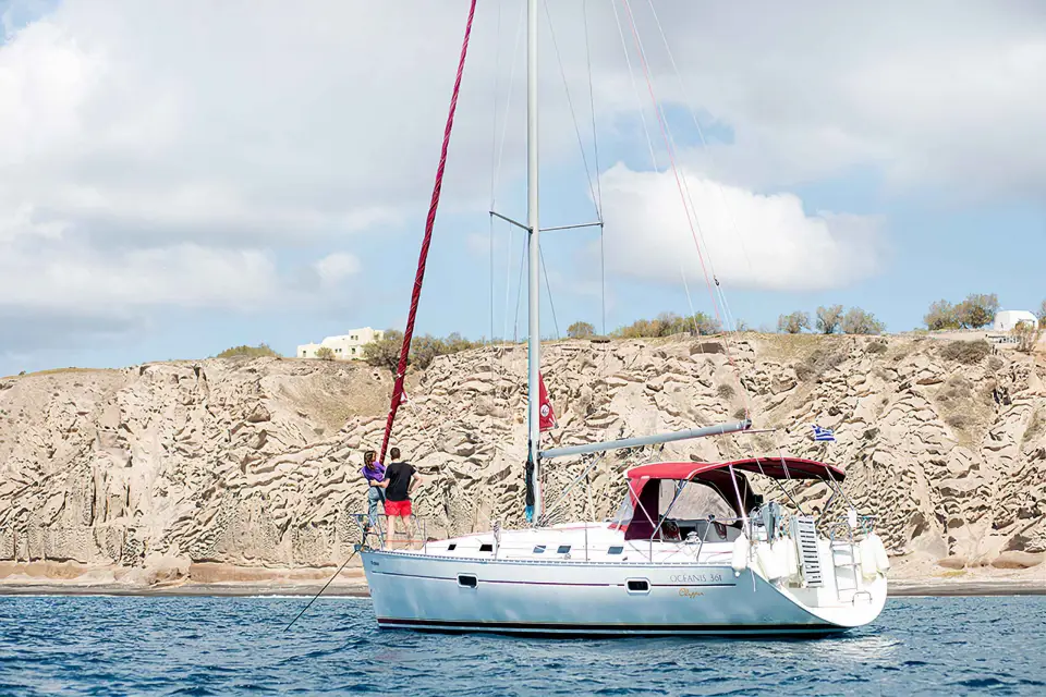 Excursiones en velero por Santorini