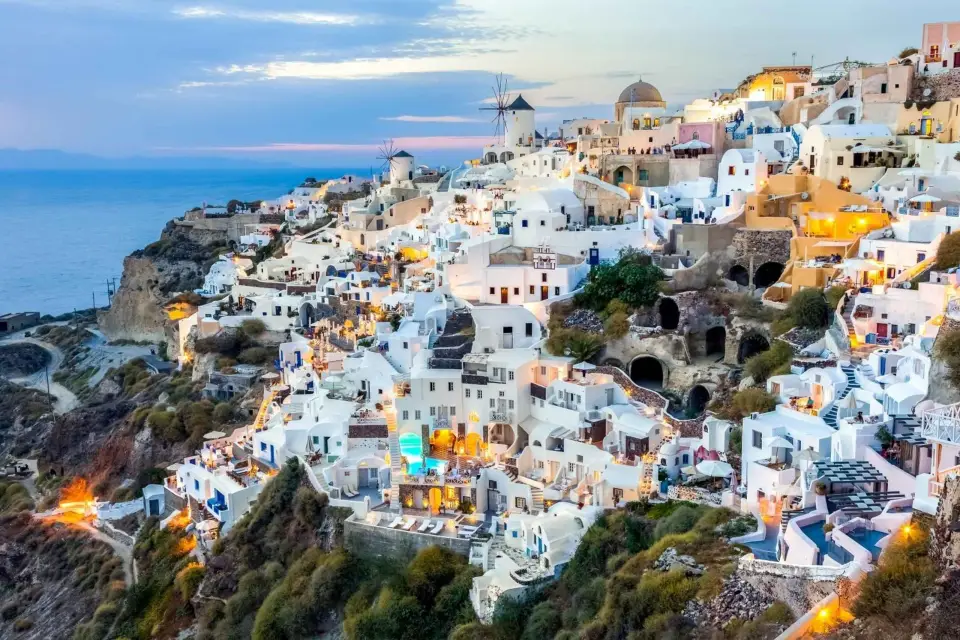 Heraklion o Ag Nikolaos: Excursión de un día a Oia y Fira, Santorini