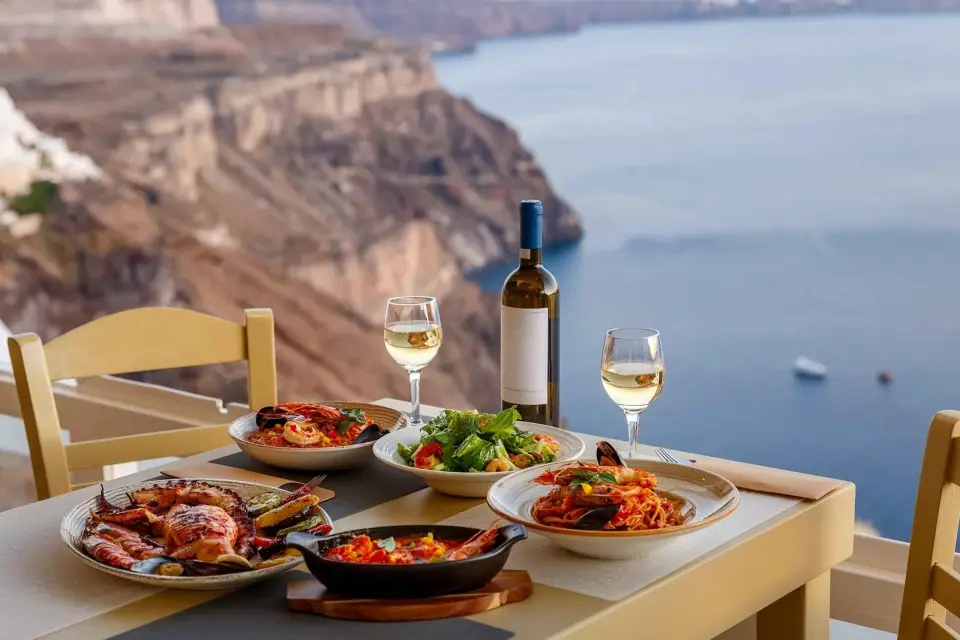 Medio Día Sabor Fácil y Divertido de Santorini