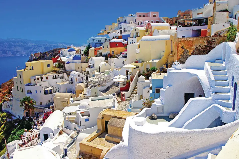 Naxos: Excursión de un día a Santorini en barco con visita guiada