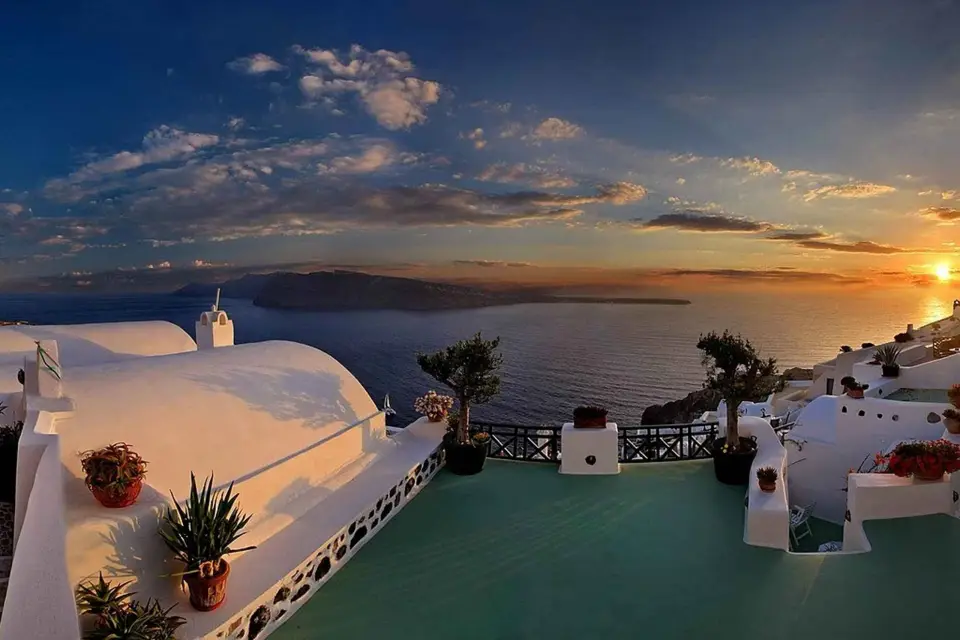 Santorini: Oia Cultural Highlights Tour a pie al atardecer
