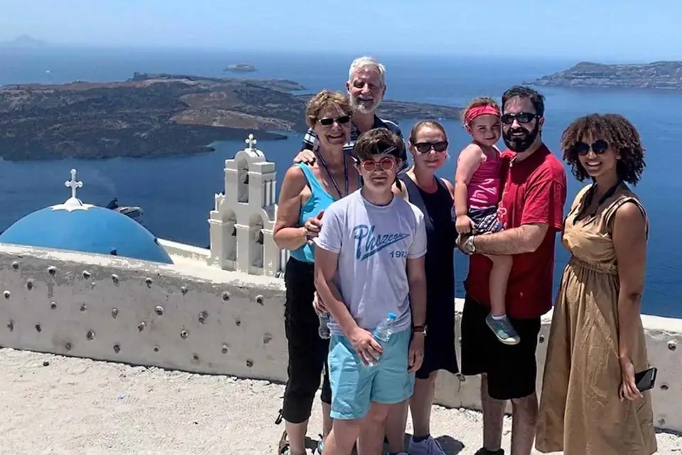 Santorini Panorámica Firostefani y Cúpula Azul de Oia Tour privado