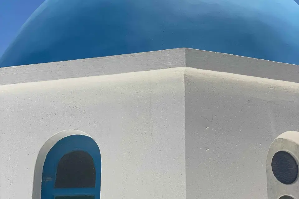 Paseo en barco semiprivado por Santorini para pasajeros de crucero