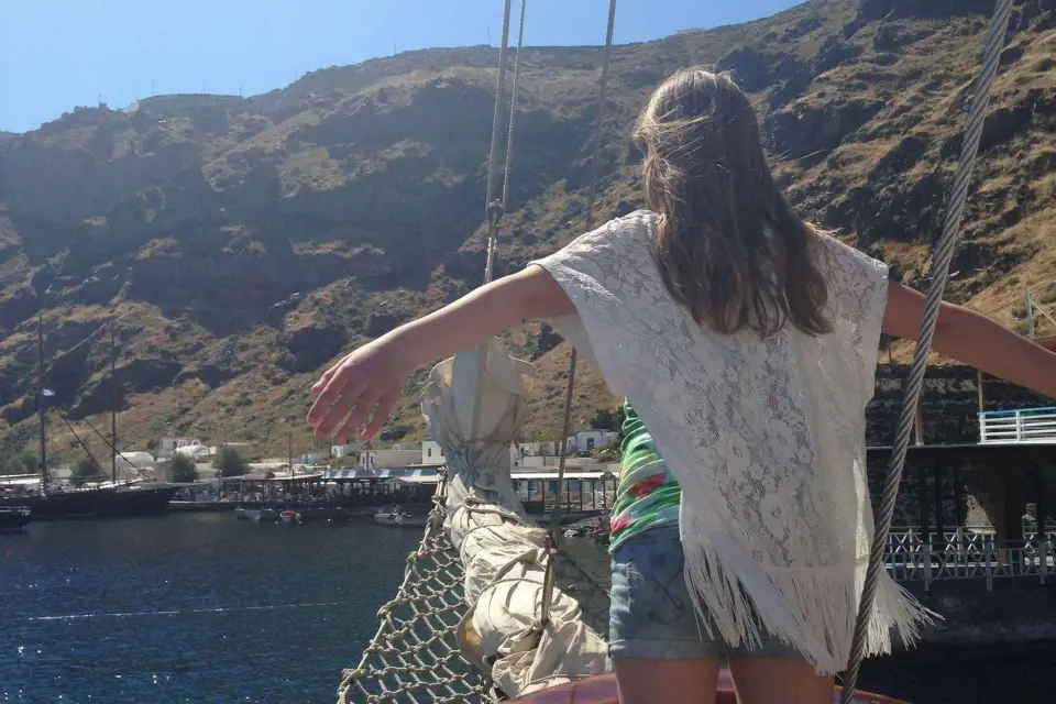 Puerto Viejo de Santorini: Crucero de 3 horas al Volcán y Aguas Termales